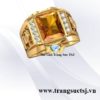 Nhẫn Nam Đá Citrine Vàng Thanh Lịch