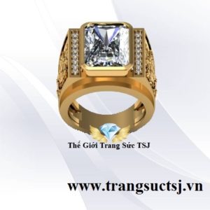 Nhẫn 18k Nam Đẹp Hình Rồng