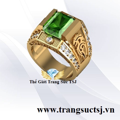 Nhẫn Nam Sapphire Sang Trọng