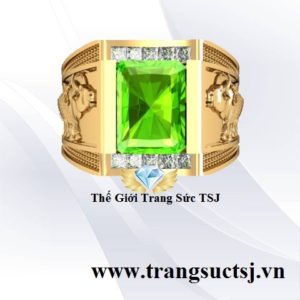 Nhẫn Mệnh Mộc Đẹp Cho Nam - Trang Sức Vàng