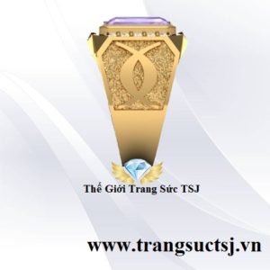Nhẫn Nam Vàng 18k Đẹp Đơn Giản