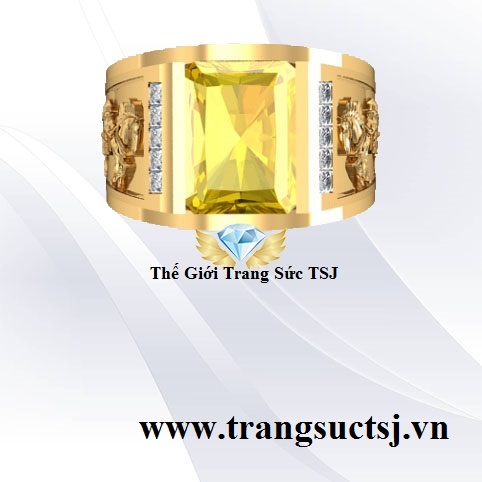 Nhẫn Phong Thủy Cho Nam Mệnh Kim Trang Sức TSJ
