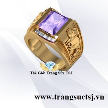 Nhẫn Nam Phong Thủy Hình Chuột Đẹp