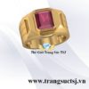 Nhẫn Nam Đá Ruby - Trang Sức Vàng 18k Đẹp