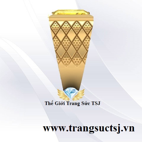 Nhẫn Sapphire Vàng Thiên Nhiên Chính Gốc