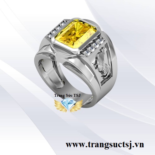 Nhẫn Nam Tuổi Dậu Đẹp Bạc 925 Cao Cấp